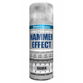 Paint Factory Silver Hammer Effect Paint 400ml Spray Paint